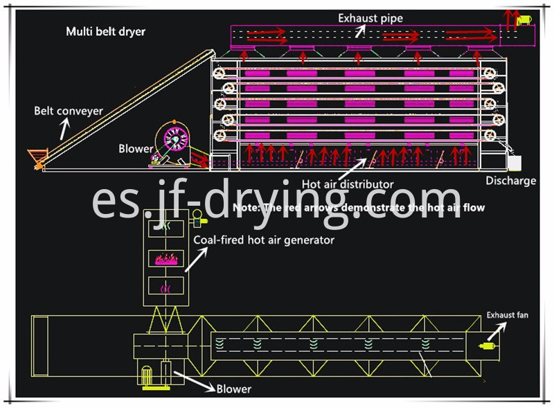 mesh belt dryer machine (20)